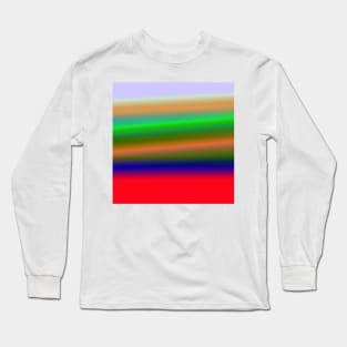 red blue green texture art Long Sleeve T-Shirt